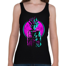 PRINTFASHION Vintage harcos - Női atléta - Fekete női trikó