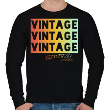 PRINTFASHION VINTAGE limited edition  - Férfi pulóver - Fekete férfi pulóver, kardigán
