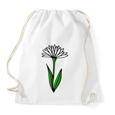 PRINTFASHION virág-001 - Sportzsák, Tornazsák - Fehér tornazsák