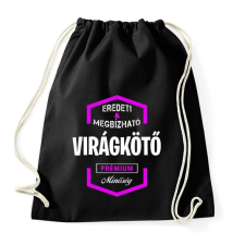 PRINTFASHION Virágkötő prémium minőség - Sportzsák, Tornazsák - Fekete tornazsák