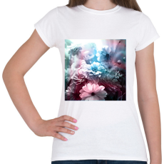 PRINTFASHION virágok 4.2 - Női póló - Fehér