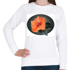 PRINTFASHION Virágom - Női pulóver - Fehér