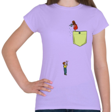 PRINTFASHION Virágöntözés - Női póló - Viola női póló