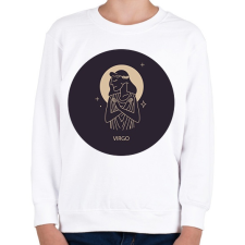 PRINTFASHION Virgo - Szűz - Gyerek pulóver - Fehér gyerek pulóver, kardigán
