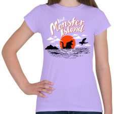 PRINTFASHION Visit Monster Island - Női póló - Viola női póló