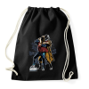 PRINTFASHION Vissza az ütembe - Sportzsák, Tornazsák - Fekete