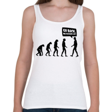 PRINTFASHION Vissza, megszívtuk! - Női atléta - Fehér női trikó