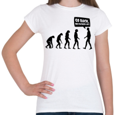 PRINTFASHION Vissza, megszívtuk! - Női póló - Fehér női póló