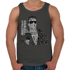 PRINTFASHION Visszatérek - Férfi atléta - Sötétszürke