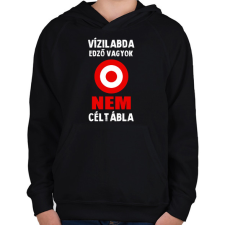 PRINTFASHION Vízilabda edző vagyok - Gyerek kapucnis pulóver - Fekete gyerek pulóver, kardigán