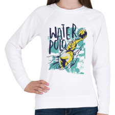 PRINTFASHION vizilabda sport - Női pulóver - Fehér női pulóver, kardigán