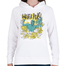 PRINTFASHION Vízilabda sport - water polo - Női kapucnis pulóver - Fehér