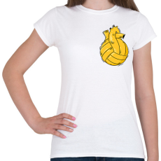 PRINTFASHION Vízilabda szív - Női póló - Fehér