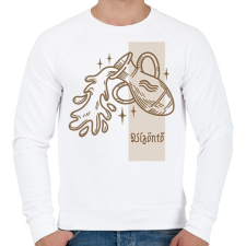 PRINTFASHION Vízöntő horoszkóp - Férfi pulóver - Fehér női pulóver, kardigán
