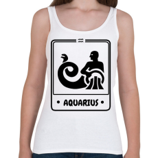 PRINTFASHION vízöntő - Női atléta - Fehér