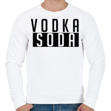 PRINTFASHION VODKA - Férfi pulóver - Fehér férfi pulóver, kardigán