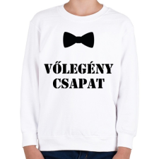 PRINTFASHION Vőlegény csapat - Gyerek pulóver - Fehér gyerek pulóver, kardigán