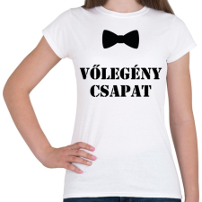 PRINTFASHION Vőlegény csapat - Női póló - Fehér női póló