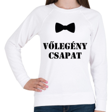 PRINTFASHION Vőlegény csapat - Női pulóver - Fehér női pulóver, kardigán