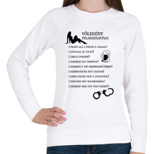 PRINTFASHION Vőlegény feladatlistája - Női pulóver - Fehér női pulóver, kardigán