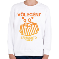 PRINTFASHION Vőlegény támogató csapat - Gyerek pulóver - Fehér gyerek pulóver, kardigán