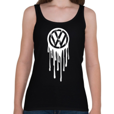 PRINTFASHION VolksWagen Fehér - Női atléta - Fekete