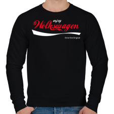 PRINTFASHION Volkswagen - Férfi pulóver - Fekete férfi pulóver, kardigán