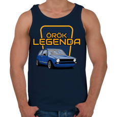 PRINTFASHION Volkswagen Golf - Férfi atléta - Sötétkék