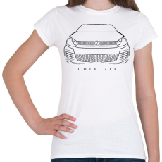 PRINTFASHION Volkswagen Golf GTI - Női póló - Fehér