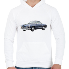PRINTFASHION Volkswagen Karmann Ghia - Férfi kapucnis pulóver - Fehér férfi pulóver, kardigán