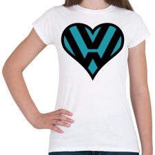 PRINTFASHION Volkswagen love - Női póló - Fehér női póló