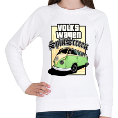 PRINTFASHION VolksWagen SplitScreen - Női pulóver - Fehér