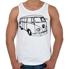 PRINTFASHION Volkswagen T1 (01) - Férfi atléta - Fehér
