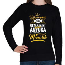 PRINTFASHION Volkswagenes anyuka - Női pulóver - Fekete női pulóver, kardigán