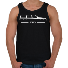 PRINTFASHION Volvo 760 (2) - Férfi atléta - Fekete