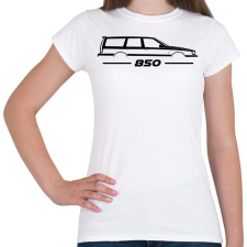 PRINTFASHION Volvo 850 Black - Női póló - Fehér női póló