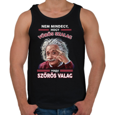 PRINTFASHION Vörös szalag?! - Férfi atléta - Fekete atléta, trikó