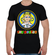 PRINTFASHION VR46 The Doctor - Férfi póló - Fekete