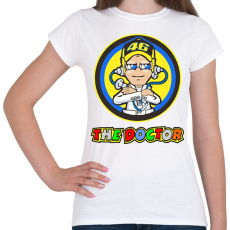 PRINTFASHION VR46 The Doctor - Női póló - Fehér