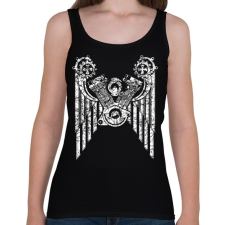 PRINTFASHION vszárny - Női atléta - Fekete női trikó