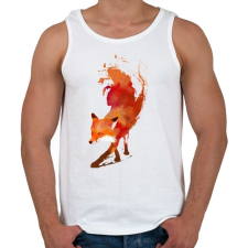 PRINTFASHION Vulpes vulpes - Férfi atléta - Fehér atléta, trikó