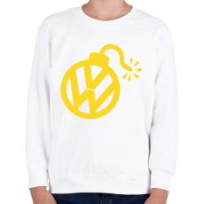 PRINTFASHION VW Bomb - Gyerek pulóver - Fehér