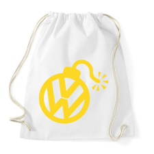 PRINTFASHION VW Bomb - Sportzsák, Tornazsák - Fehér tornazsák