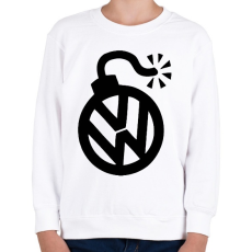 PRINTFASHION VW bomba - Gyerek pulóver - Fehér