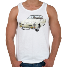 PRINTFASHION VW Karmann Ghia - Férfi atléta - Fehér atléta, trikó