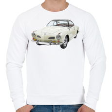 PRINTFASHION VW Karmann Ghia - Férfi pulóver - Fehér