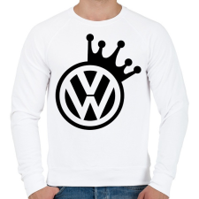 PRINTFASHION VW Király (fekete) - Férfi pulóver - Fehér férfi pulóver, kardigán