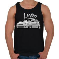 PRINTFASHION Vw Lupo - Férfi atléta - Fekete atléta, trikó
