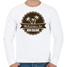 PRINTFASHION W New Zeland - Férfi pulóver - Fehér férfi pulóver, kardigán