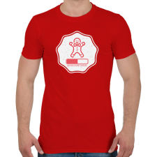 PRINTFASHION WAITING FOR MY COOKIES - Férfi póló - Piros férfi póló